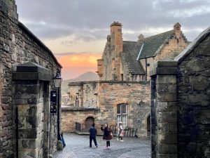 Inside Edinburgh Castle